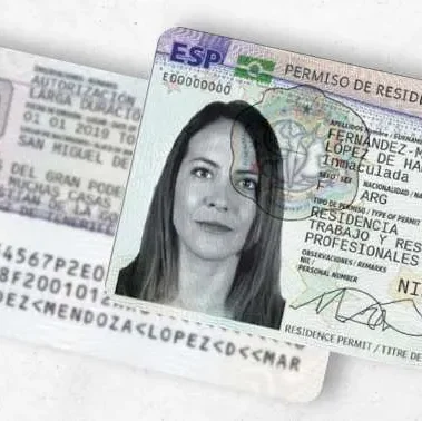 Tarjeta de Identidad de Extranjero TIE para residencia de nómada digital en España